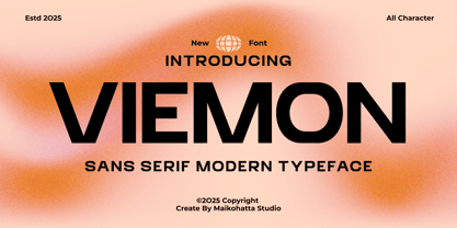 Viemon Font Poster 1