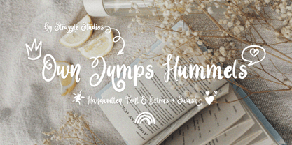 Own Jumps Hummels Font Poster 1
