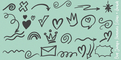 Own Jumps Hummels Font Poster 9