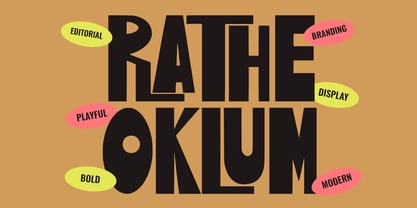 MC Rathe Oklum Font Poster 1