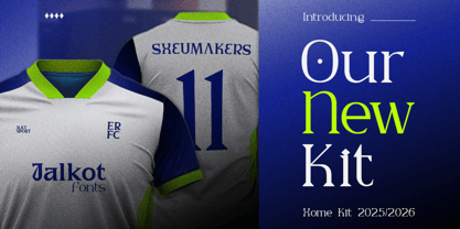 Jalkot Font Poster 3