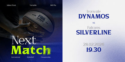 Jalkot Font Poster 7