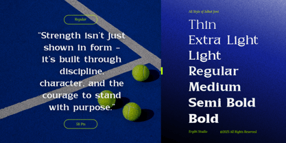 Jalkot Font Poster 5