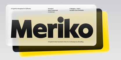 Meriko Font Poster 1
