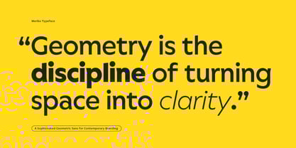 Meriko Font Poster 2