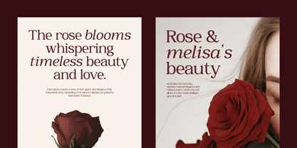 GC Romans Flower Font Poster 11