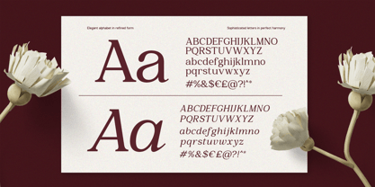 GC Romans Flower Font Poster 3