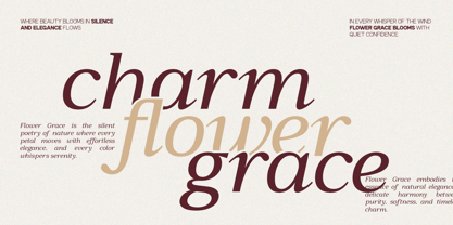 GC Romans Flower Font Poster 5