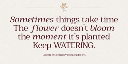 GC Romans Flower Font Poster 6