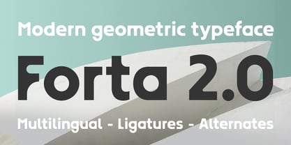 Forta 2.0 Font Poster 1
