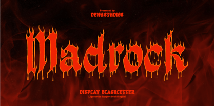 Madrock Font Poster 1