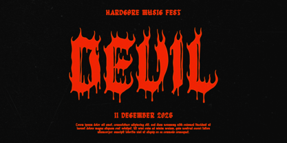 Madrock Font Poster 2