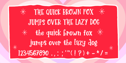 Sweet Romantic Font Poster 4