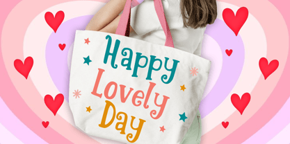 Sweet Romantic Font Poster 3