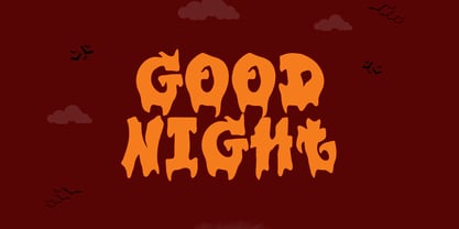 Plump Drip Font Poster 7