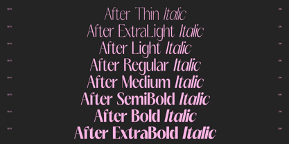 GC Once After Font Poster 3