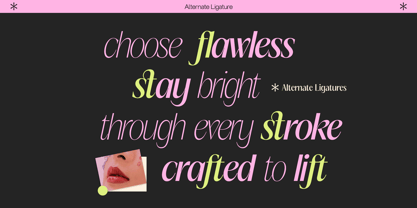 GC Once After Font Poster 6