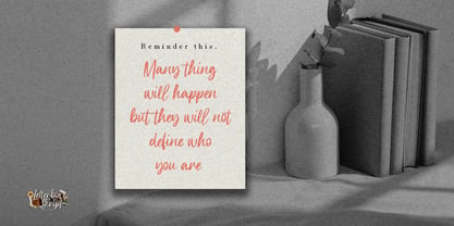 Letterbox Script Font Poster 5