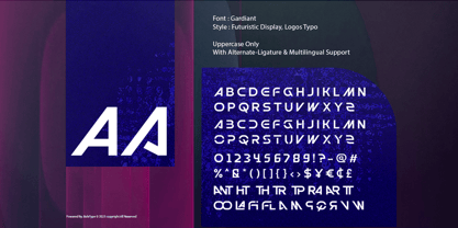 Gardiant Font Poster 9
