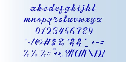 Written Capture Font Poster 9