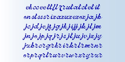 Written Capture Font Poster 11