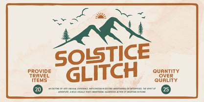 Horizon Light Dingbat Font Poster 2