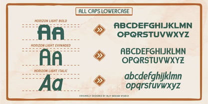 Horizon Light Dingbat Font Poster 7