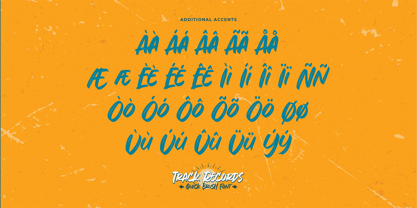 Track Records Font Poster 8