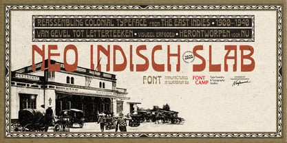 Neo Indisch Slab Font Poster 7