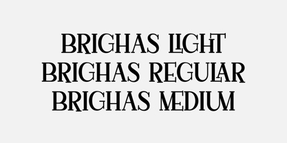 Brighas Font Poster 2