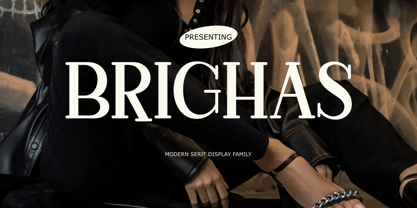 Brighas Font Poster 1