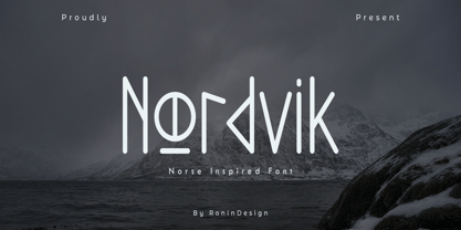 Nordvik Font Poster 1