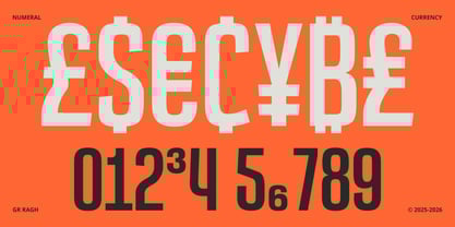 GR Ragh Font Poster 6