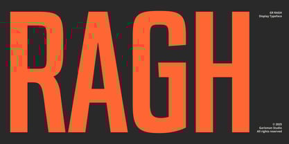GR Ragh Font Poster 1