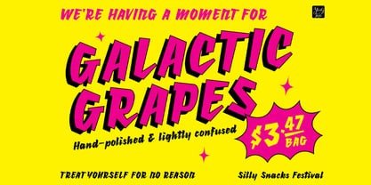 YJC Volt Fizzlo Font Poster 5