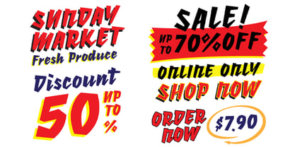 YJC Volt Fizzlo Font Poster 2