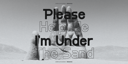 Resana Font Poster 2