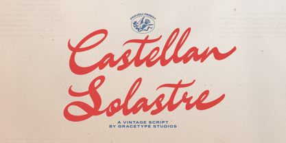 Castellan Solastre Font Poster 1