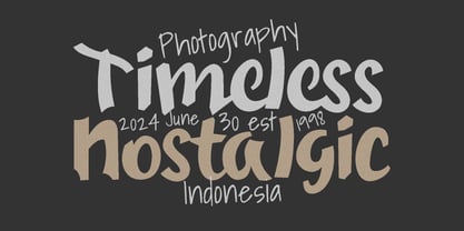 Fafu Mame Font Poster 5