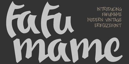 Fafu Mame Font Poster 1