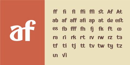 Rafiesta Font Poster 9