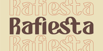 Rafiesta Font Poster 1