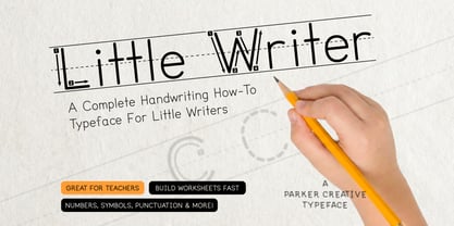 Little Writer Font Poster 1