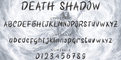 Death Shadow Font Poster 5