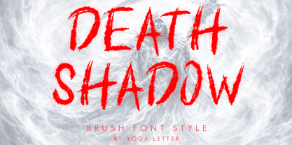 Death Shadow Font Poster 1