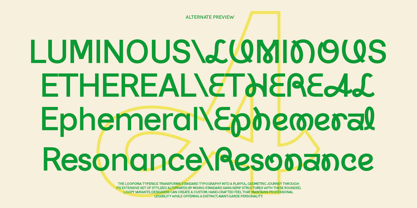 IT Looporia Font Poster 5