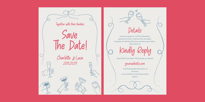 Pinky Doodle Font Poster 10