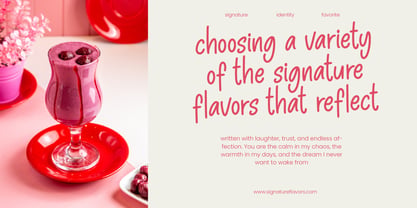 Pinky Doodle Font Poster 9
