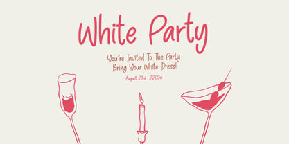 Pinky Doodle Font Poster 3