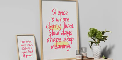 Pinky Doodle Font Poster 5